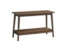 Lamonte Walnut Sofa Table w/Shelf
