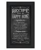 "Recipe for a Happy Home" by Susan Ball, Ready to Hang Framed Print, Black Frame