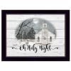 "OH HOLY Night" By" By Billy Jacobs, Ready to Hang Framed Print, Black Frame