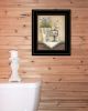 "Bath" Print By Mary Ann June , Ready to Hang Framed Print, Black Frame