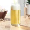 (4 pack) 20oz Clear Can Shaped Drinking Glass