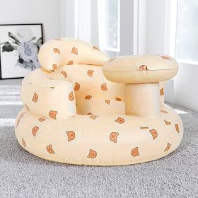1pc Baby Sofa Chair, Plastic Wraparound Support Seat, Portable Rocking Chair for Infants Aged 3 Months+, Exercise Sitting & Standing, Spine Protection (Style: bear)